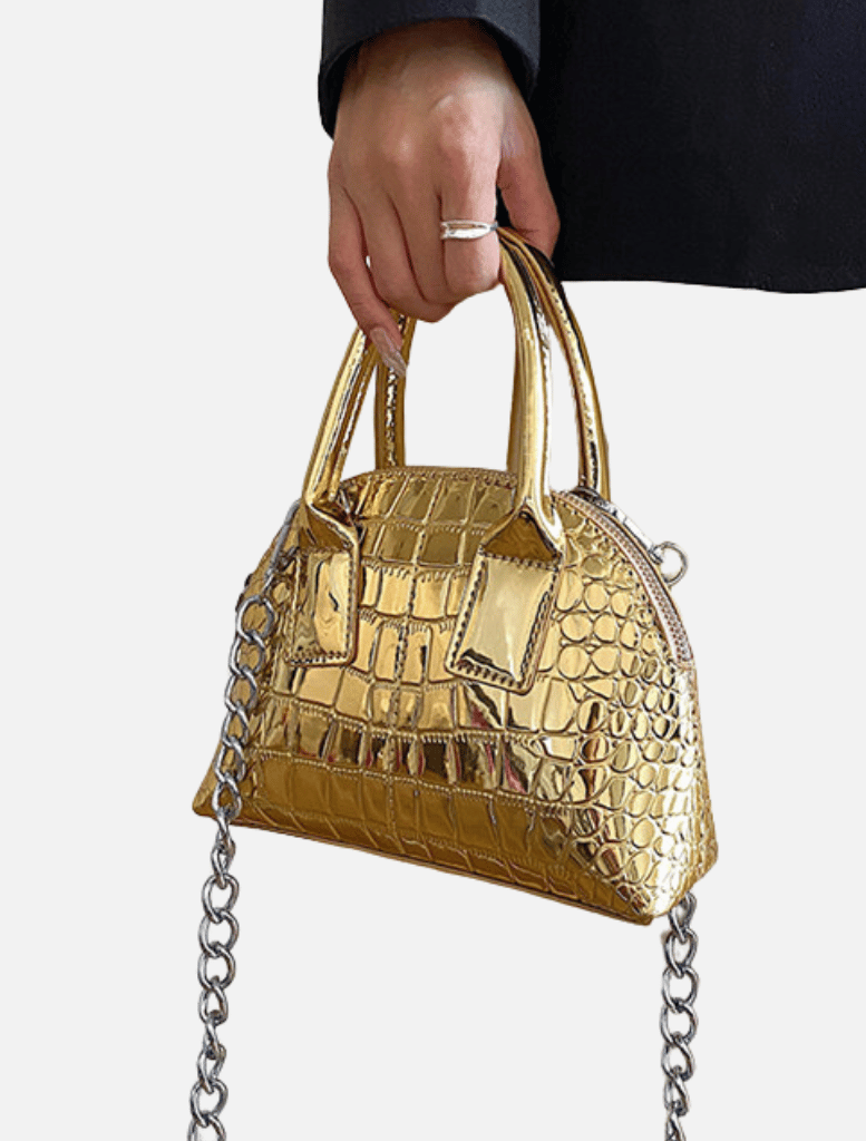 Audrey Bag - Gold Metalic | Accessories | Accessories, Bag, Bags, brand-Insurge Clothing, Cross body bag, handbag, price-$50 - $100, shoulder bag | Insurge Clothing