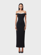 Clothing Imperial Midi Dress - Black & White