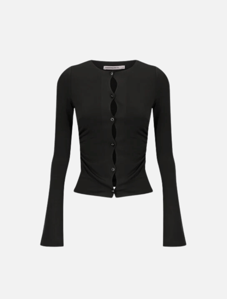 Clothing Eileen Jersey Top | Black