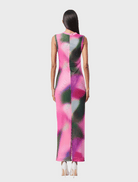 Clothing Blurred Midi Dress - Print