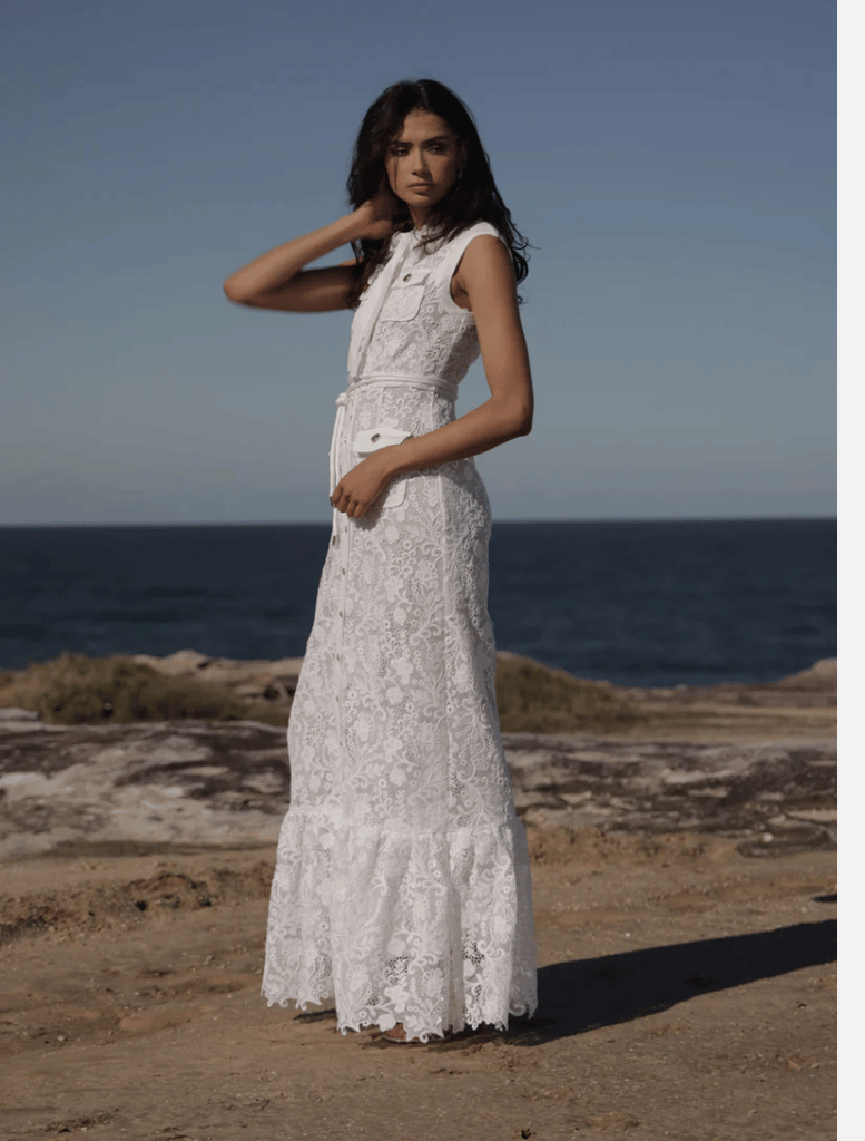 Clothing Layan Lace Dress - White