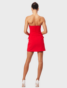 Clothing Linear Mini Dress - Red