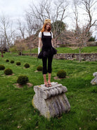 Clothing Claira Asymmetric Top - Black