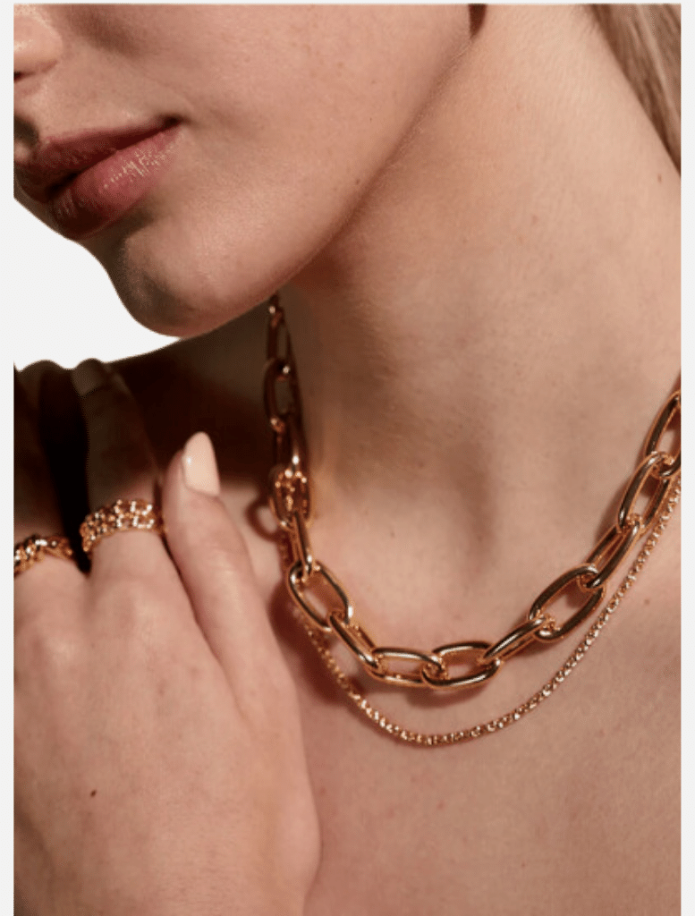 Accessories Fleur Necklace - Gold