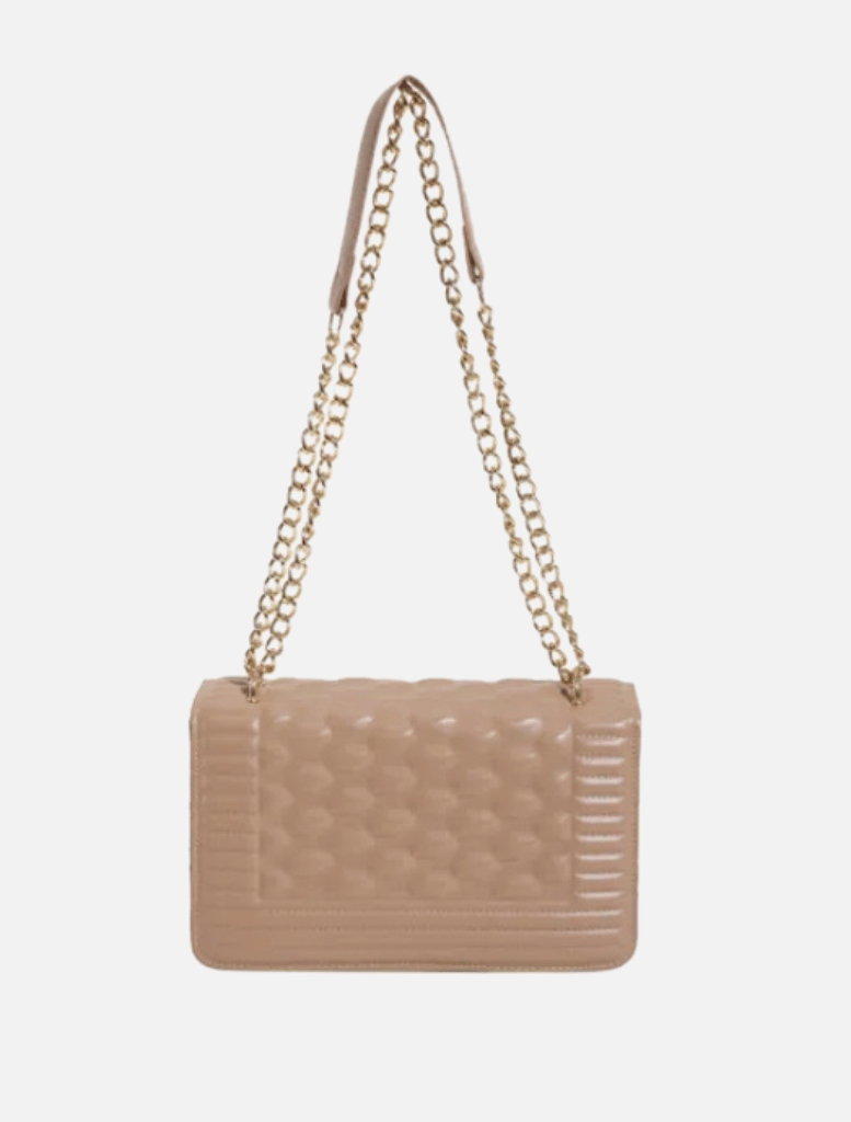 Clancy Quilted Bag - Nude | Accessories | Accessories, Bag, Bags, brand-Insurge Clothing, Cross body bag, handbag, price-$100 - $150, shoulder bag | Insurge Clothing