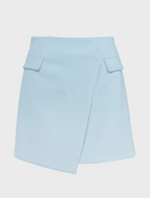 Clothing On My Way Mini Skirt - Mist Blue