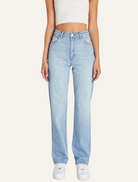 Denim A 94 High Straight - Hailey Distressed Vintage Blue