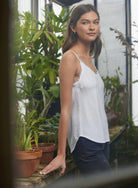 Clothing Frayed Cami - White