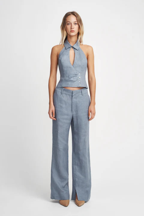 Clothing Baxter Linen Pant - Slate