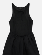 Billie Pointelle Mini Dress - Black