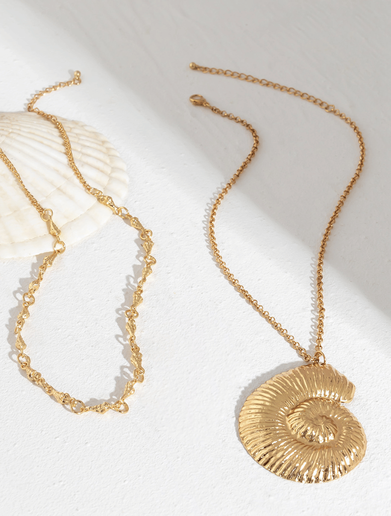 Accessories Cavelli Shell Necklace - Gold