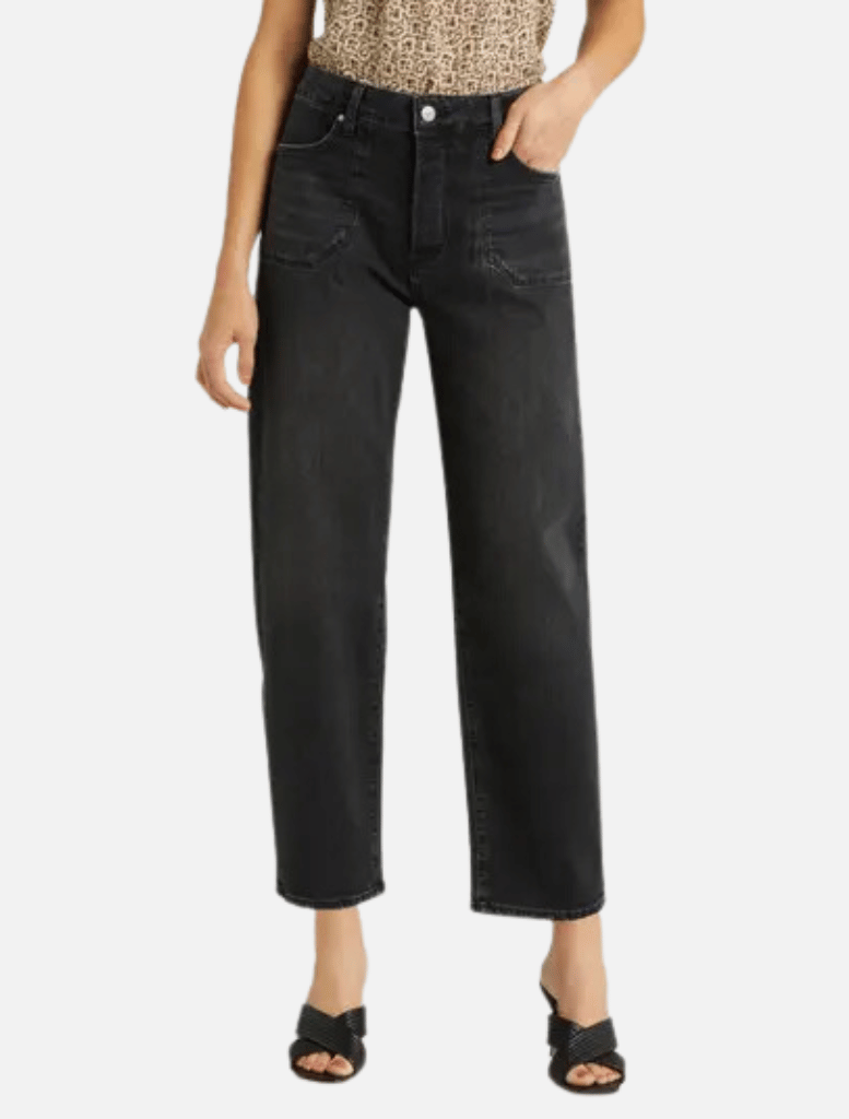 Denim Alexis W/ Coverted Button Fly Tapered - Viper Black