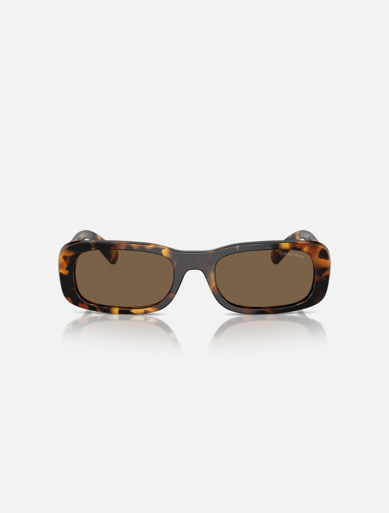 Accessories 0MU08ZS Sunglasses - Honey Havana / Dark Brown