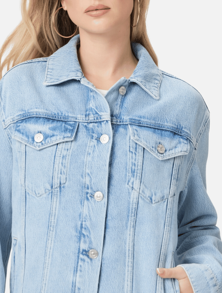 Denim Felix Jacket - Fifi Distressed