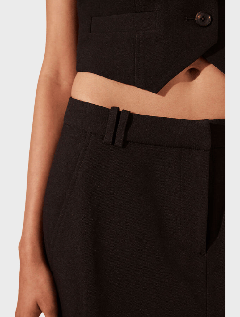 Clothing Irena Slide Spilt Maxi Skirt - Black