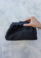 Accessories Lana Straw Clutch - Black