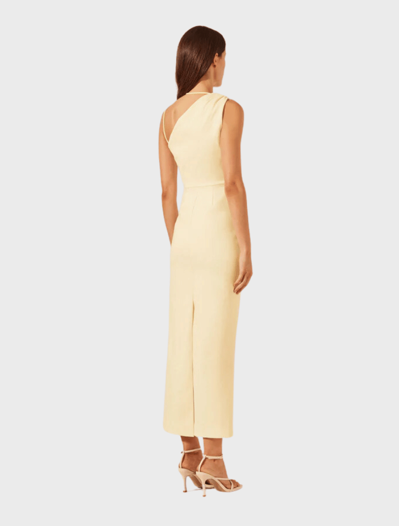 Clothing Lani Gathered Midi Dress - Vanilla