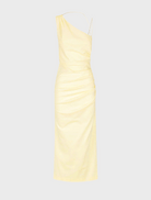 Clothing Lani Gathered Midi Dress - Vanilla
