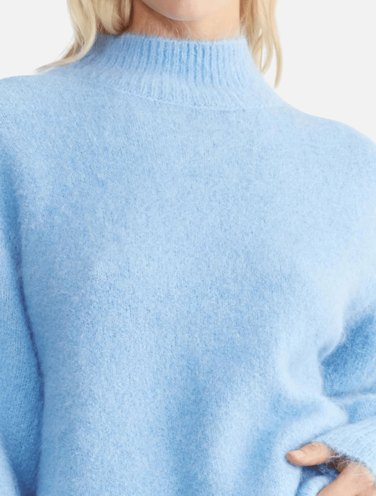 Nicola Mohair Knit - Cornflower Blue - Insurge Clothing