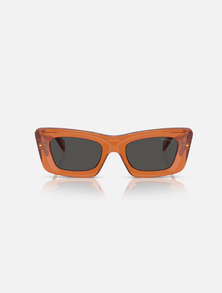 Accessories Prada PR13ZS Sunglasses - Crystal Orange Transparent