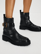 Shoes Rosa - Black Leather
