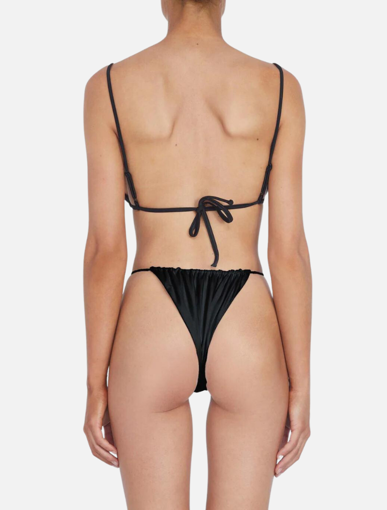 Swimwear The String Side Pant - Black