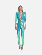 Jumpsuit Video Wars Jumpsuit - Aqua