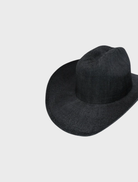 Black fedora by Addison Racewear, showcasing a refined design suitable for both racing and everyday use.