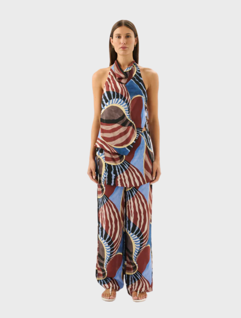 Stylish Agave halter top from Nautica, designed with vibrant colors for a chic summer look.