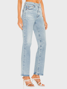 Dune-colored Leana Mid Rise Palazzo pants, designed for comfort with a flowing silhouette and versatile style.