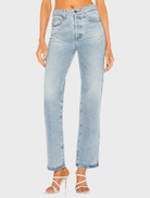 Leana Mid Rise Palazzo pants in Dune color, featuring a relaxed fit and elegant drape for a stylish look.