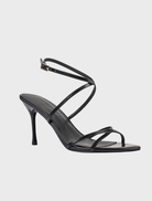 Elegant black Garcelle heel with a stylish design, ideal for enhancing any formal outfit.