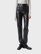 Black Fairfax pants displayed on a white background, showcasing a sleek and modern design suitable for various occasions.