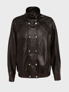 Modern Jordan jacket in Espresso, showcasing a trendy look suitable for both athletic and casual occasions.