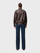 Jordan jacket in rich Espresso hue, combining contemporary style with functionality for everyday wear.