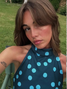 Dalia Reversible Top highlighting a modern, reversible style that enhances versatility and elegance in everyday outfits.
