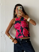 Dalia Reversible Top showcasing a chic, dual-sided design for adaptable styling and comfort in any wardrobe.