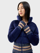 Navy Dublin jacket presented, emphasizing its contemporary style and suitability for different settings and seasons.