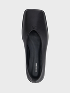 Chic black jade ballet flats, combining comfort and sophistication for any wardrobe.