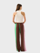 Miles Pant with a striking Tango Stripe design, combining comfort and style for everyday wear.