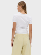 Nova Tie Tee in Halo, showcasing a trendy tie design and comfortable silhouette for everyday outfits.