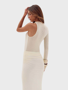 Off-shell Frigga Tule Dress featuring a delicate design, perfect for elegant occasions and stylish summer outings.