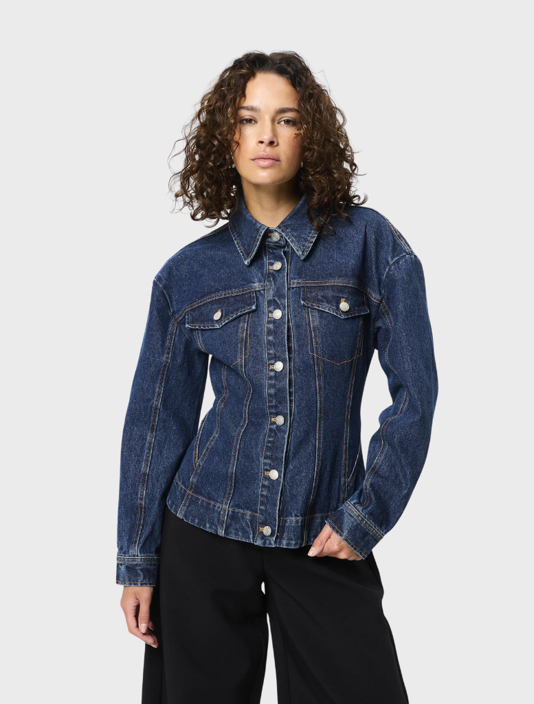 Overdrive Jacket in Washed Indigo, featuring a relaxed fit and classic denim style for casual wear.