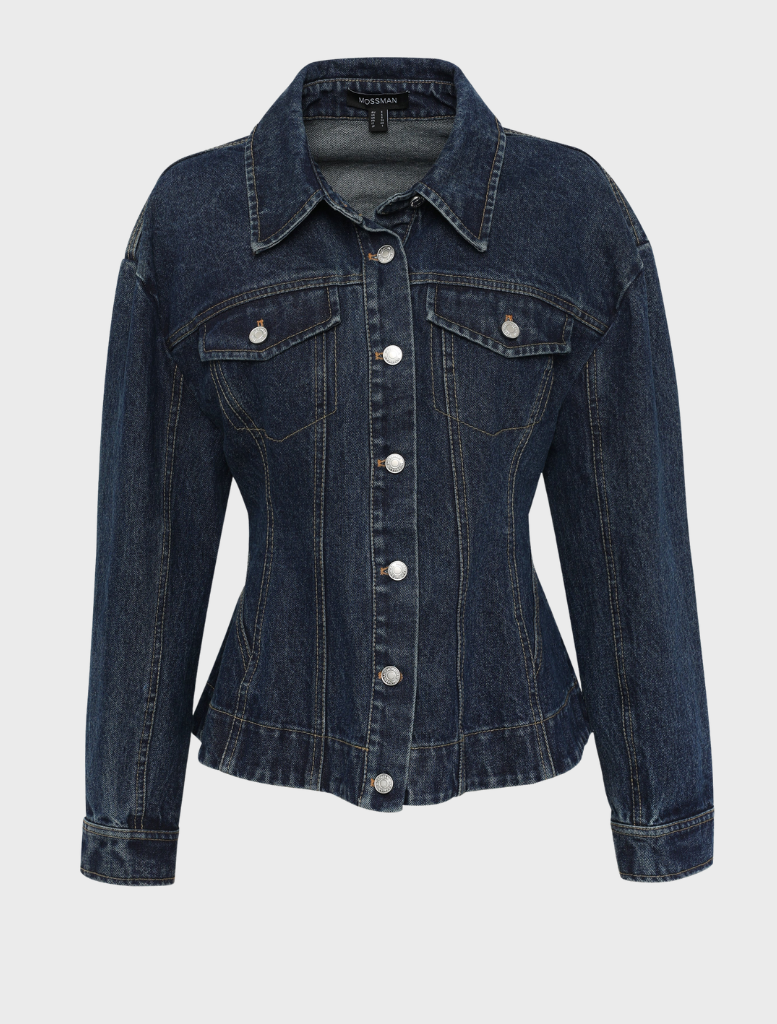 Overdrive Jacket, colored in Washed Indigo, offers a stylish denim look with a relaxed fit for everyday use.