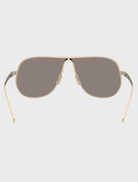 MU A56S ZVN80Q features a pale gold finish with dark grey details, emphasizing its stylish appearance.