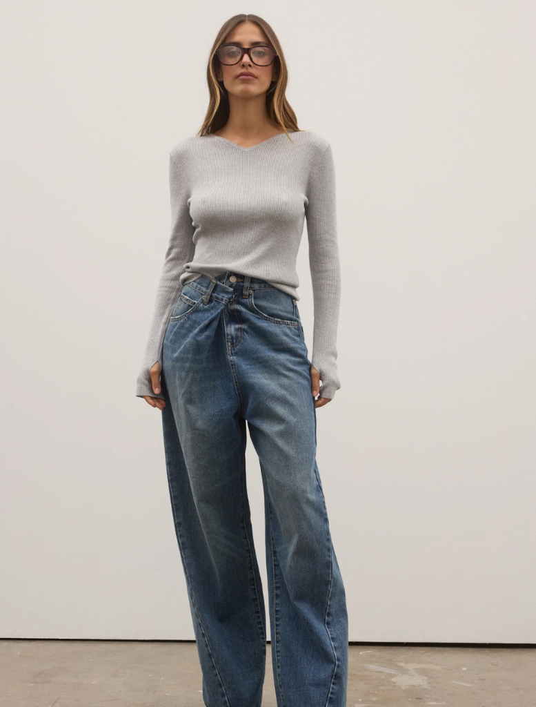 Regalia Jean in Ash Tide color, featuring a modern fit and stylish design suitable for casual wear.