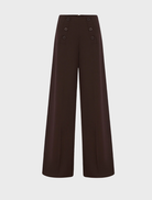 Wide leg pant in Ristretto color, featuring a relaxed fit and stylish design for comfortable wear.