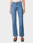 Stevie 32" Bootcut Jean, Playa Del Rey color, showcasing a stylish bootcut silhouette in light blue denim fabric.
