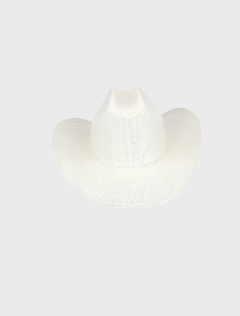 White fedora by Addison Racewear, showcasing a refined design suitable for both racing and everyday use.