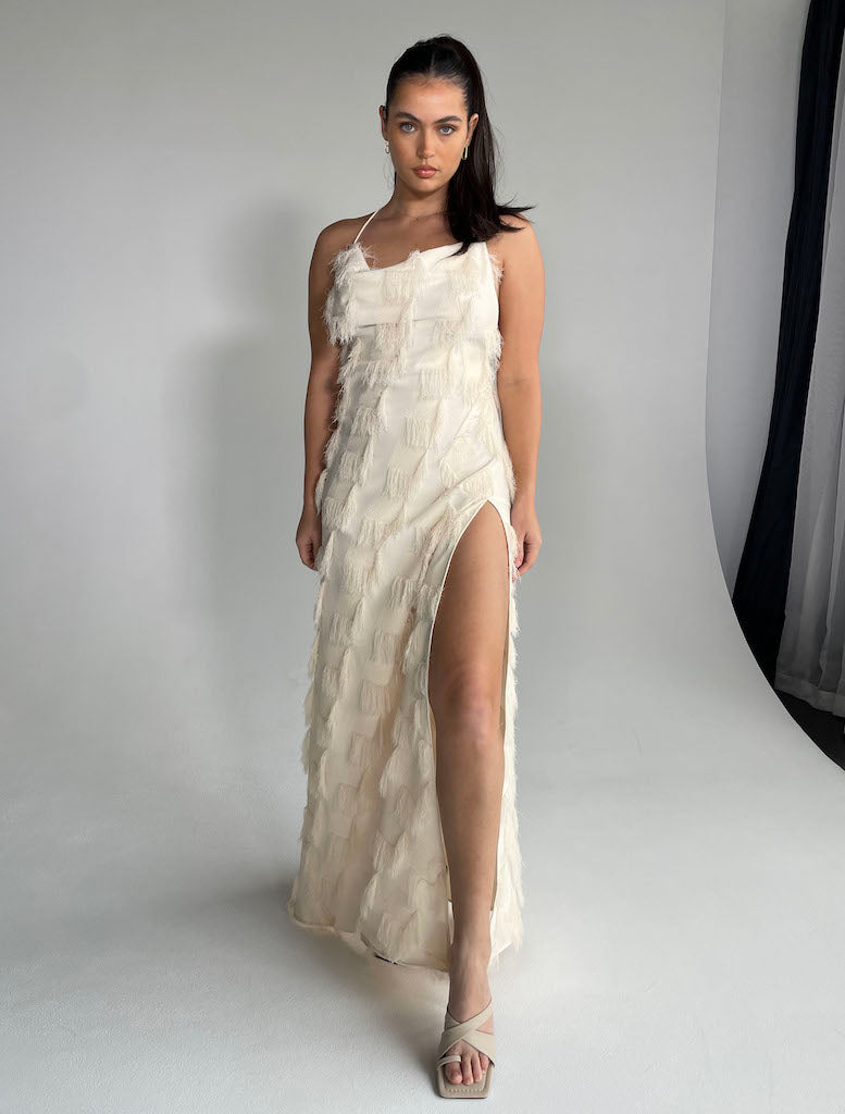 Siren Maxi - Ivory | Clothing | Backless Dress, brand-One Fell Swoop, Bridal, Clothing, Cocktail Dress, Dress, Dresses, Long Dress, Maxi Dress, Midi Dress, Midi Dresses, On Sale, Party Dress, price-$250+, Sale, Summer Dress | One Fell Swoop